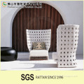 wholesale factory supply royal high back office sofa chair with rattan hand woven